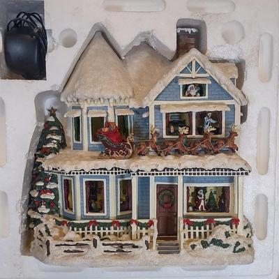 LOT 100D: Hawthorne Village Thomas Kinkade Twas the Night Before Christmas Story House