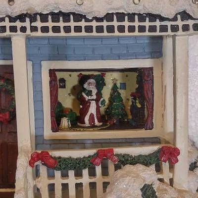 LOT 100D: Hawthorne Village Thomas Kinkade Twas the Night Before Christmas Story House