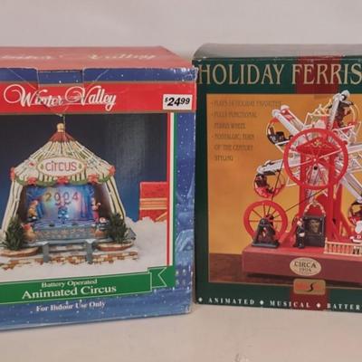 LOT 101D: Winter Valley Animated Circus and Holiday Ferris Wheel