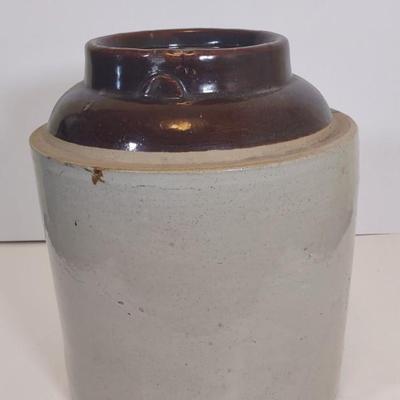 LOT 102 L: (3) Antique Kerr Stoneware 2 Gallon Crock/Whiskey Jug