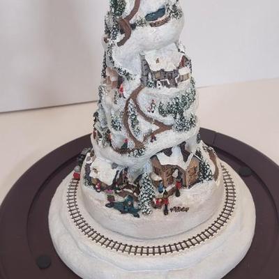 LOT 104D: Hawthorne Village Thomas Kinkaid "Holiday Reflections" Lighted Musical Tree
