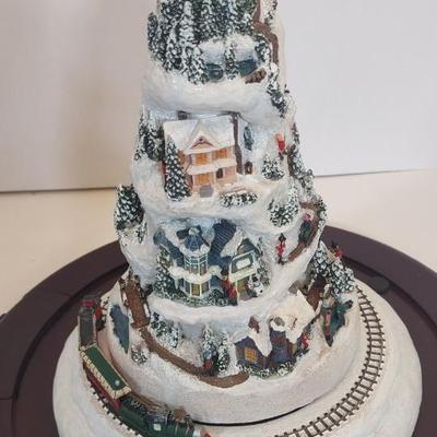 LOT 104D: Hawthorne Village Thomas Kinkaid "Holiday Reflections" Lighted Musical Tree
