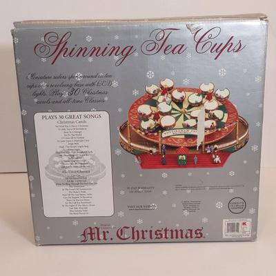LOT 116D: Mr Christmas Spinning Tea Cups