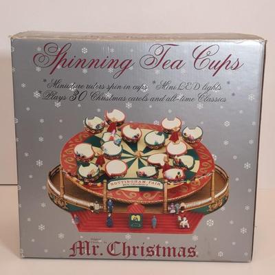 LOT 116D: Mr Christmas Spinning Tea Cups