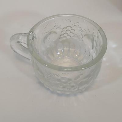 LOT 120 D: Christmas Ornaments with Punch Bowl and Cups (9)