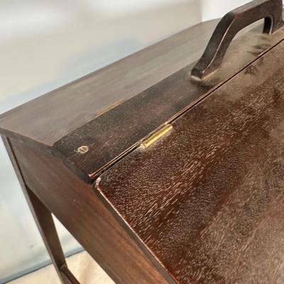 LOT 123L: Vintage Cabinet & Sewing/Crafting Supplies