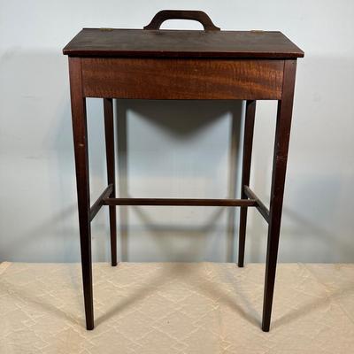 LOT 123L: Vintage Cabinet & Sewing/Crafting Supplies