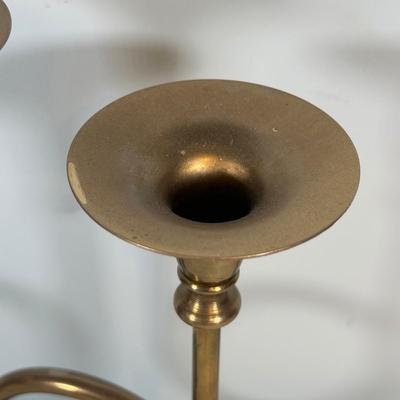 LOT 125A: Vintage Copper & Brass Candle Holders