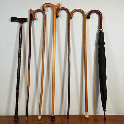 LOT 130B: Vintage Canes/Walking Sticks