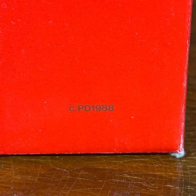 LOT 133B: Two Vintage Possible Dreams Clothtique Santa Figurines w/ Box