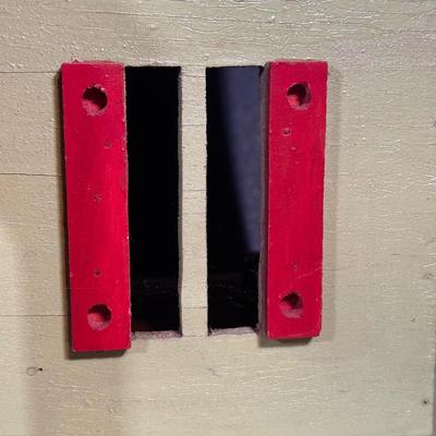 LOT 135L: Vintage Handmade Wooden Doll House