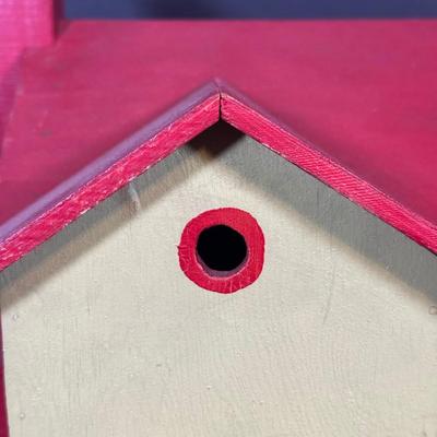 LOT 135L: Vintage Handmade Wooden Doll House