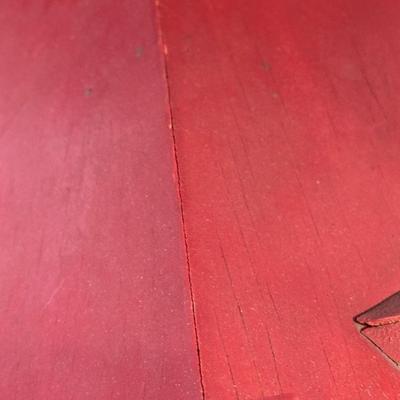 LOT 135L: Vintage Handmade Wooden Doll House