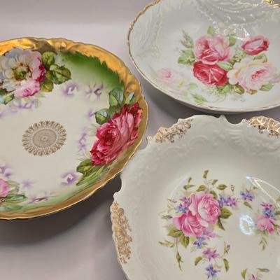 LOT 145L: Ten Flowered Serving Bowls Just in Time for Spring!