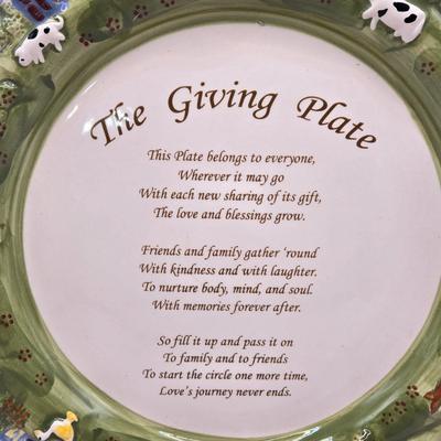 LOT 148L: The Giving Plate and Dessert Plates from Around Europe