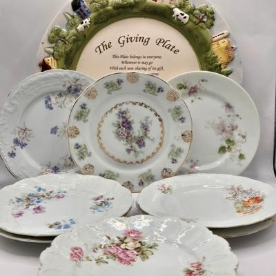LOT 148L: The Giving Plate and Dessert Plates from Around Europe