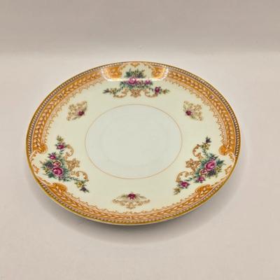 LOT 149L: Variety of Styles and Sizes of Plates Including Oval Trinket Dish from Austria and Flowered Dishes from Czechoslovakia