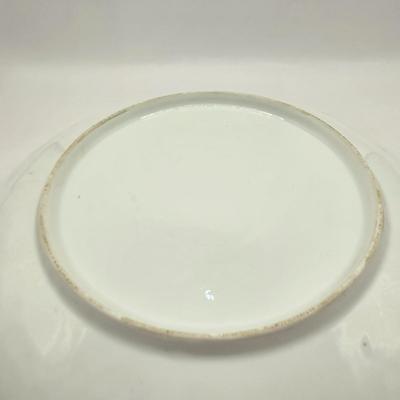 LOT 150L: Square Bavaria Serving Plate , Rose Serving Plate from Germany, and Other Flowered Plates