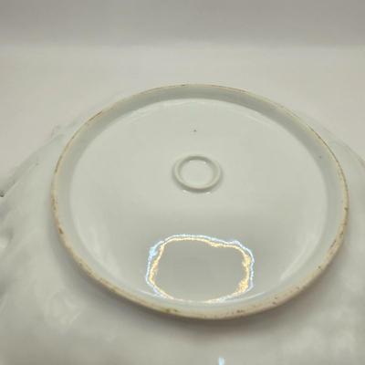 LOT 150L: Square Bavaria Serving Plate , Rose Serving Plate from Germany, and Other Flowered Plates