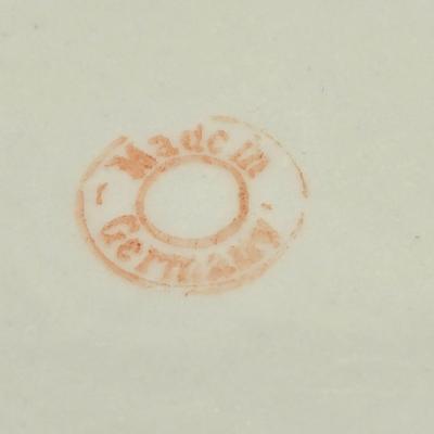 LOT 150L: Square Bavaria Serving Plate , Rose Serving Plate from Germany, and Other Flowered Plates