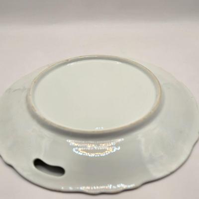 LOT 152L: Austria Hub Hand-painted Plate and More Flowered Plates