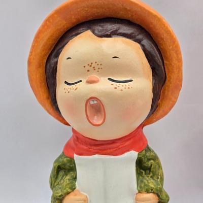 LOT 155L: Here We Come-A-Caroling. Vintage Caroling Figures