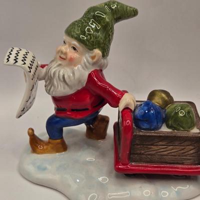 LOT 158L: Hard Working Elf Figurines