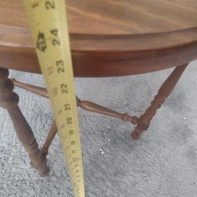 Demilune Wood Table