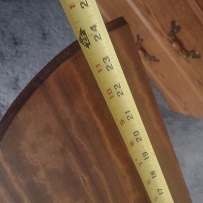 Demilune Wood Table