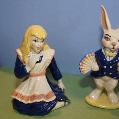 CERAMIC ARTS STUDIO ALICE IN WONDERLD & MARCH HARE