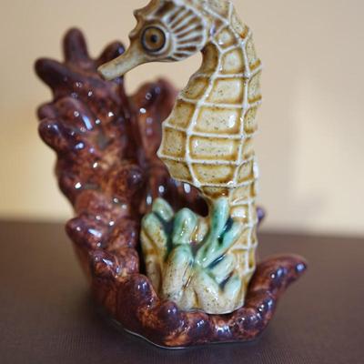 CERAMIC ARTS STUDIO MADISON, WI. RARE SEAHORSE SALT AND PEPPER
