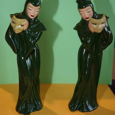 CERAMIC ARTS STUDIO COMEDY AND TRADGEDY 10"