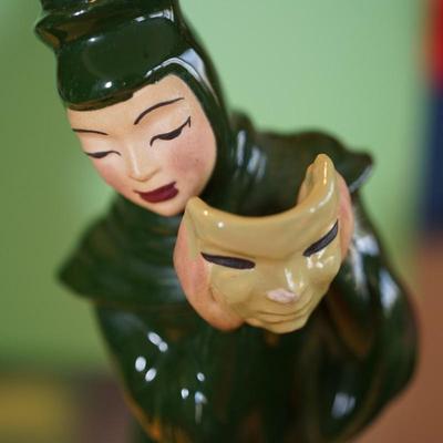 CERAMIC ARTS STUDIO COMEDY AND TRADGEDY 10"
