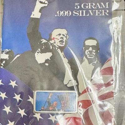 Trump 5 grams Of .999 silver