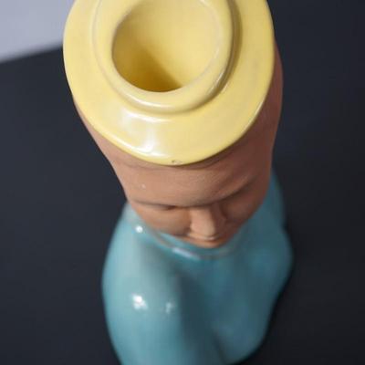 CATALINA POTTERY OF CALIFORNIA 1940'S HEAD VASE
