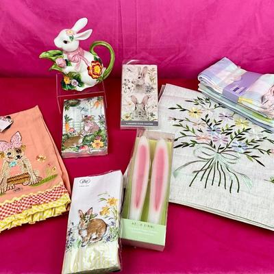 Lot H 907 Easter Bunny Tea Party Lot