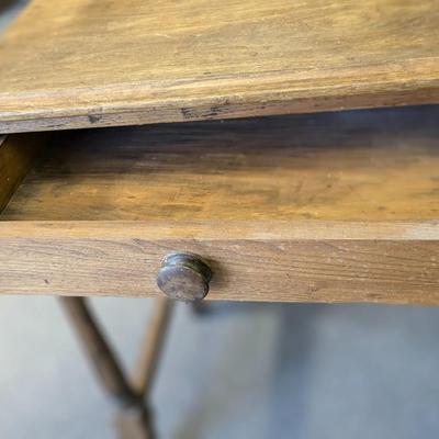 Antique Dry Sink with Towel Rack