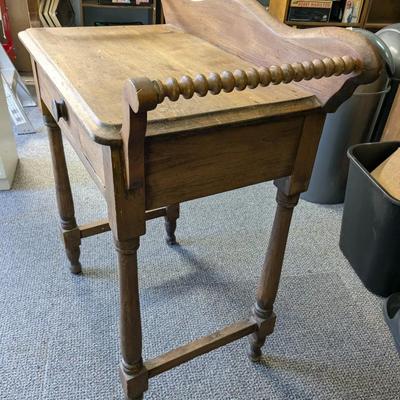 Antique Dry Sink with Towel Rack