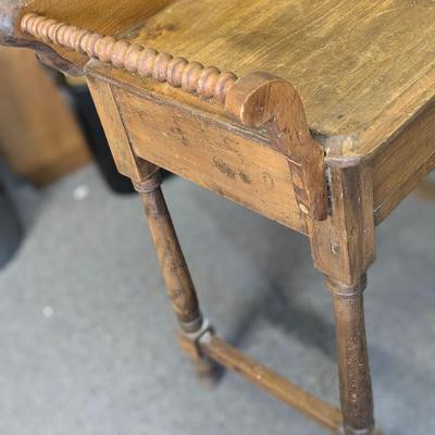 Antique Dry Sink with Towel Rack