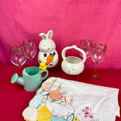 Lot H 914 Easter Dinner Table Decor
