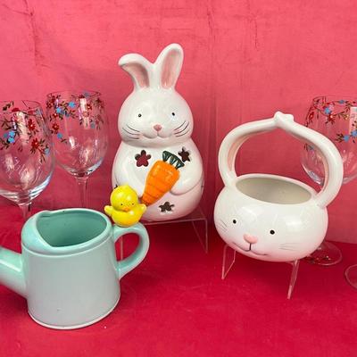 Lot H 914 Easter Dinner Table Decor
