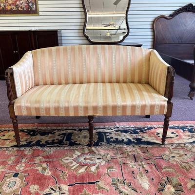 Sheraton Style Upholstery Sofa (See Details)