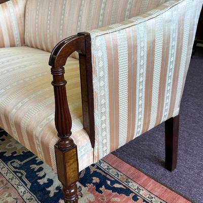 Sheraton Style Upholstery Sofa (See Details)