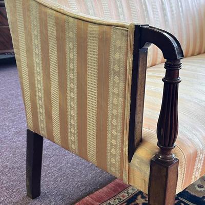 Sheraton Style Upholstery Sofa (See Details)