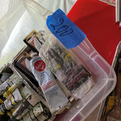Art supplies, paints etc