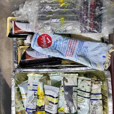 Art supplies, paints etc