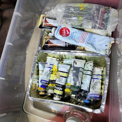 Art supplies, paints etc