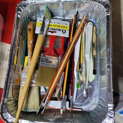 Art supplies, paints etc