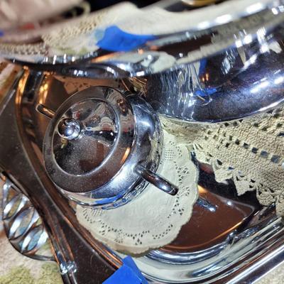 Stainless steel coffee service