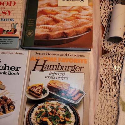 4 cookbooks and an encyclopedia of creative cooking